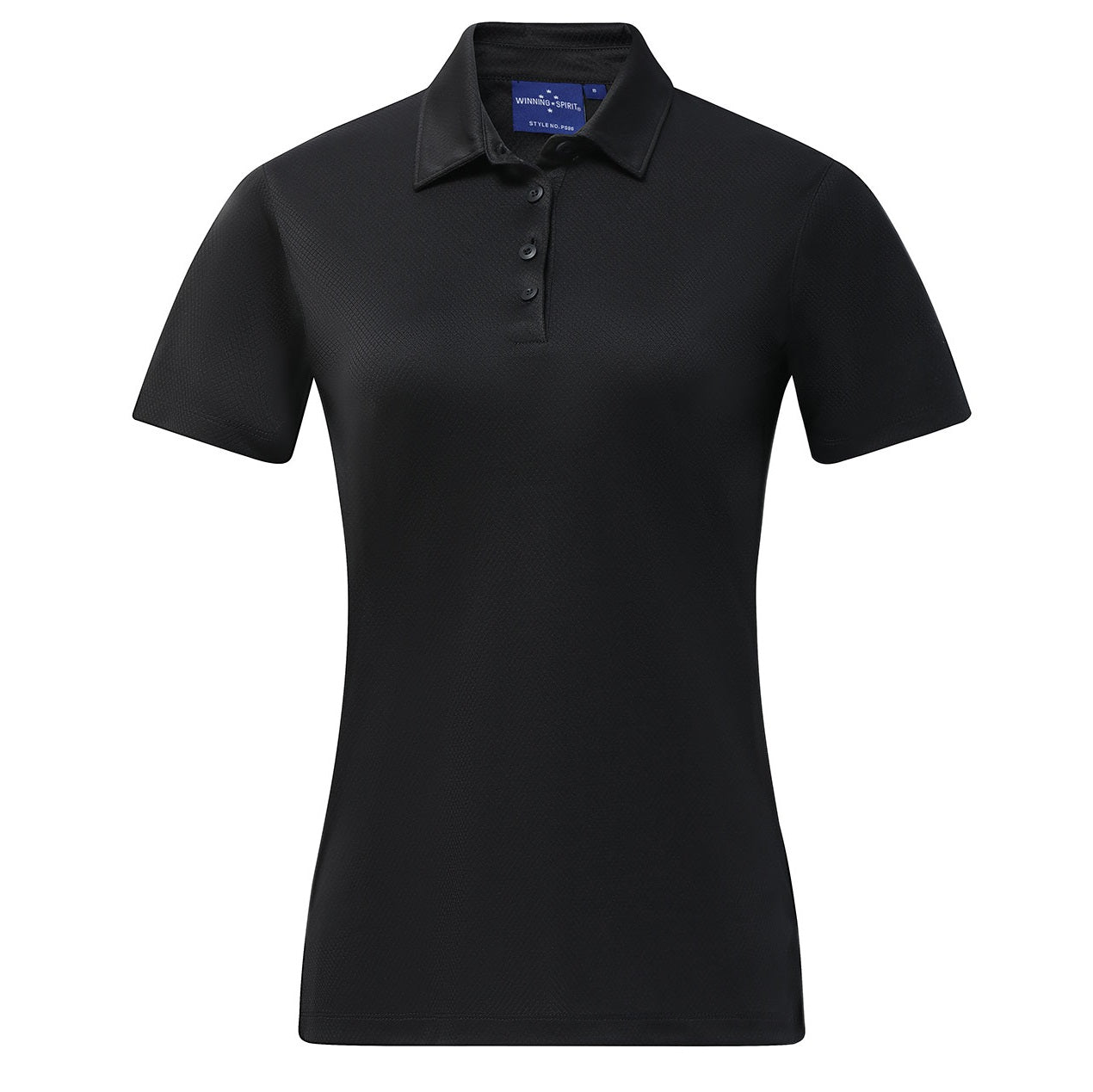 Sustainable Jacquard Knit Ladies Polo