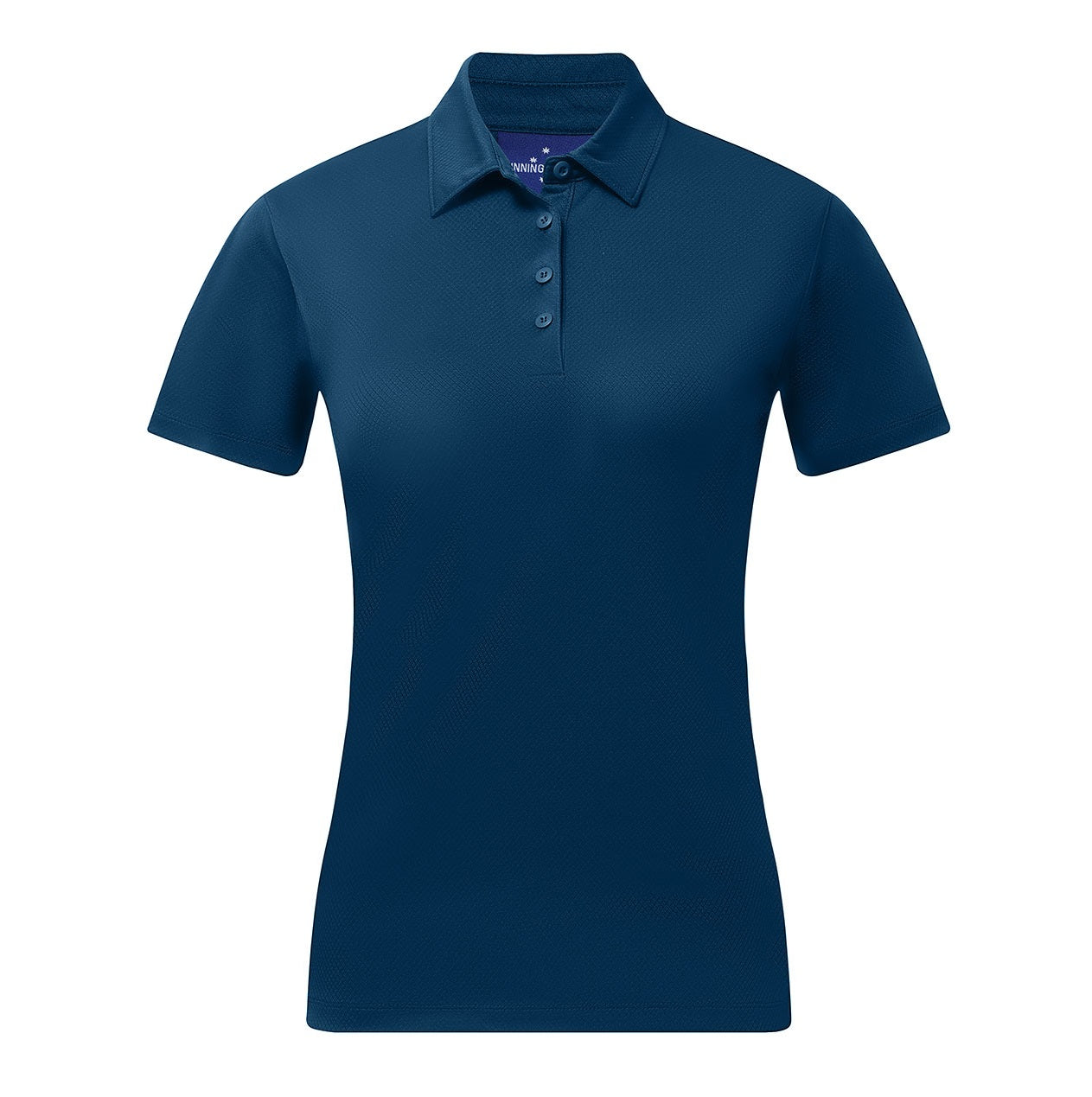 Sustainable Jacquard Knit Ladies Polo