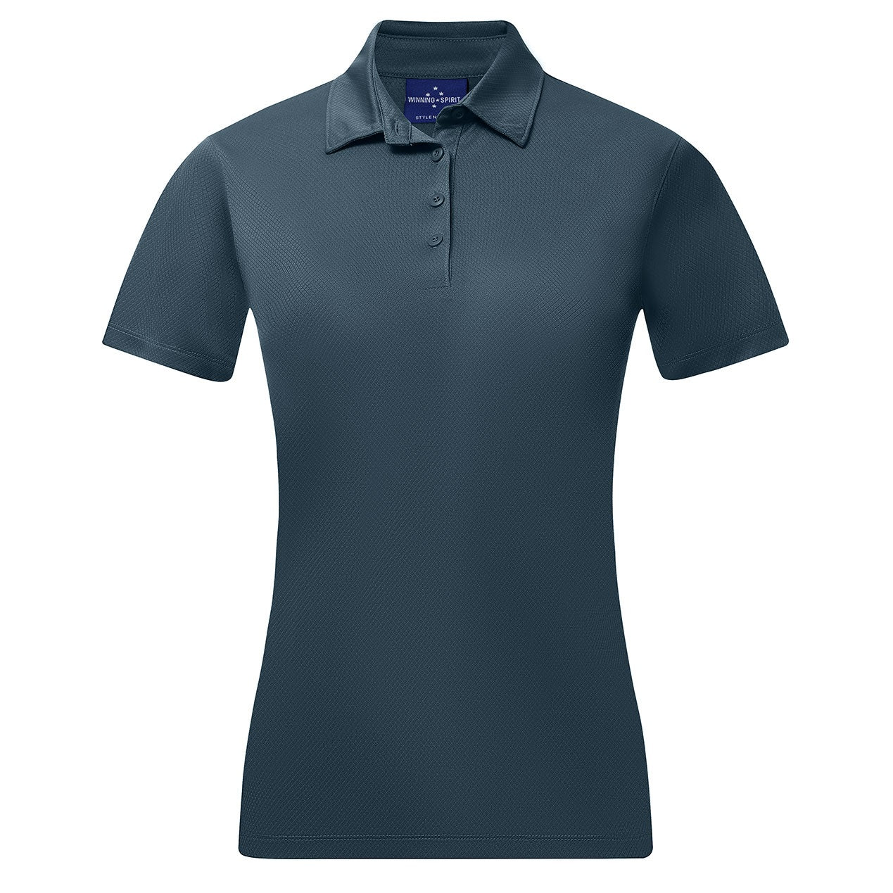 Sustainable Jacquard Knit Ladies Polo