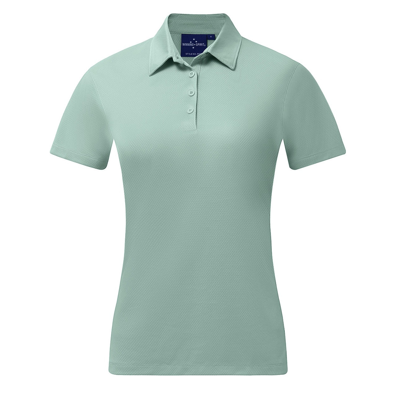 Sustainable Jacquard Knit Ladies Polo
