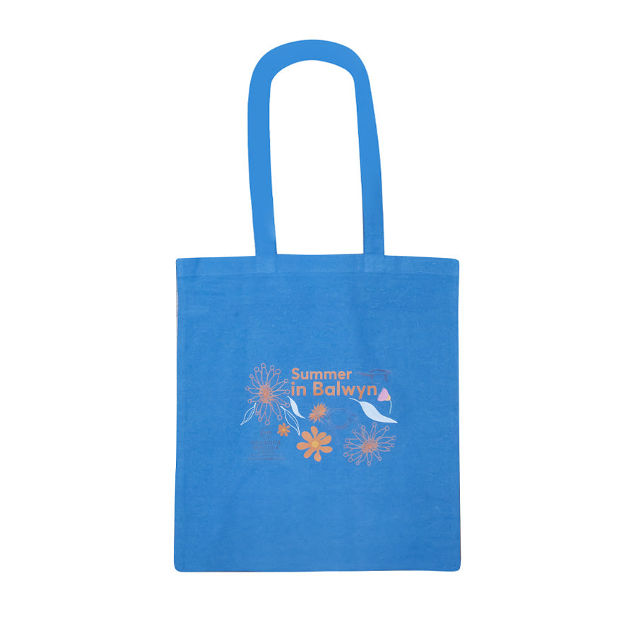 Recycled Colourful Cotton Tote Bag