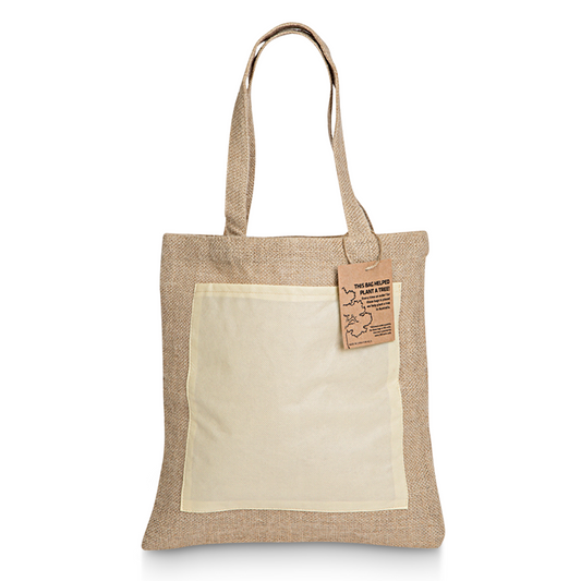 Reforest Jute Tote Bag