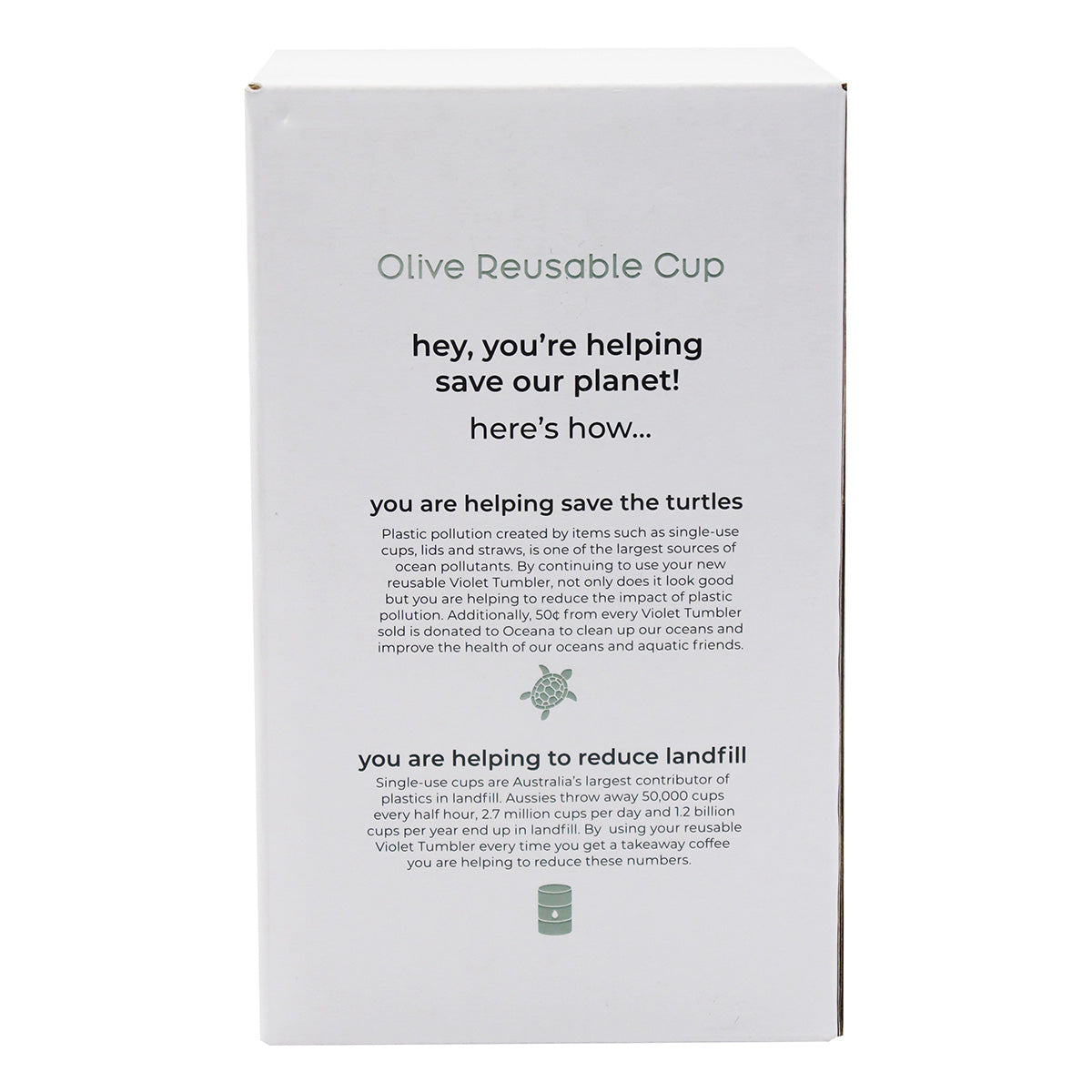 Olive Reusable Cup 350mL