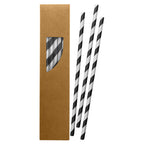 Paper Straw 197 x 6mm (20 pk)