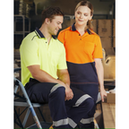 Unisex Hi-Vis Bamboo Charcoal SS Polo
