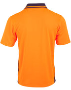 Unisex Hi-Vis Bamboo Charcoal SS Polo