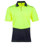 Unisex Hi-Vis Bamboo Charcoal SS Polo