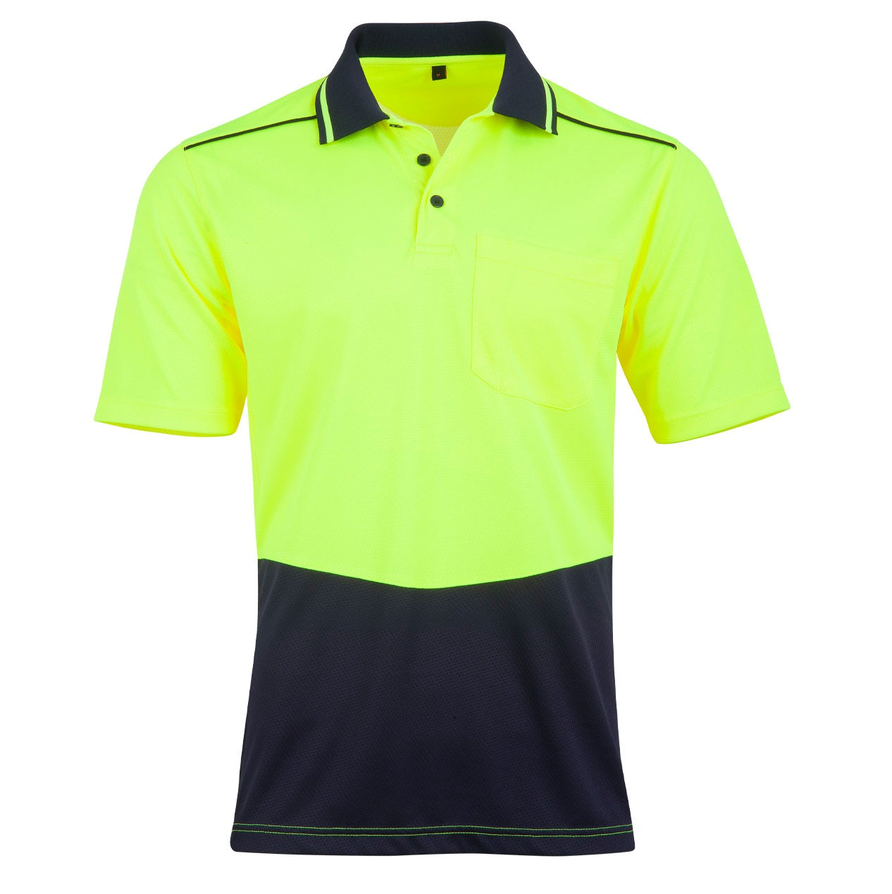 Unisex Hi-Vis Bamboo Charcoal SS Polo