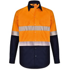 Unisex Hi Vis Cool-Breeze Safety LS Shirt (Segmented Tape)