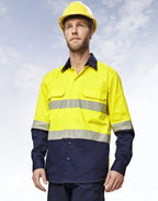 Unisex Hi Vis Cool-Breeze Safety LS Shirt (Segmented Tape)