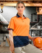 Hi-Vis Sustainable Cool-Breeze Safety Polo