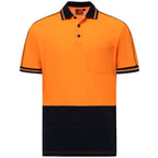 Hi-Vis Sustainable Cool-Breeze Safety Polo