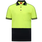 Hi-Vis Sustainable Cool-Breeze Safety Polo