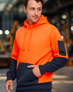 Hi-Vis Two Tone Water Resistant Fleece Hoodie