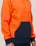 Hi-Vis Two Tone Water Resistant Fleece Hoodie