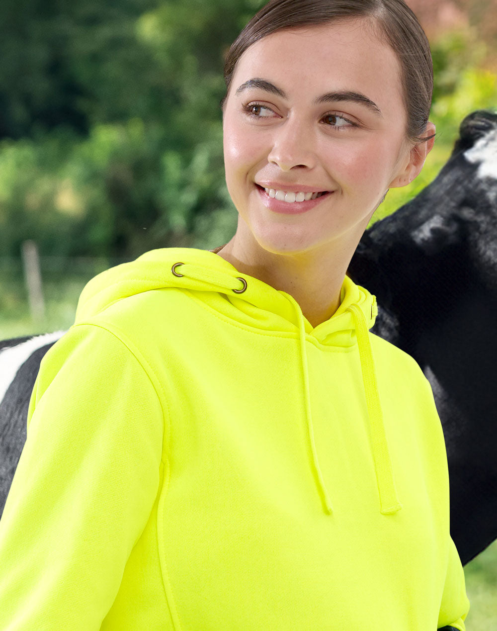 Hi-Vis Two Tone Water Resistant Fleece Hoodie