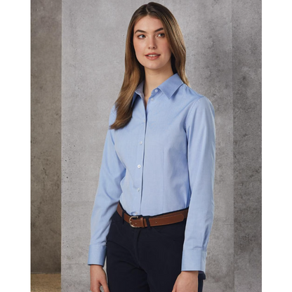 CVC Oxford Long Sleeve Ladies Shirt