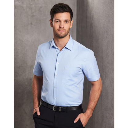 CVC Oxford Short Sleeve Mens Shirt