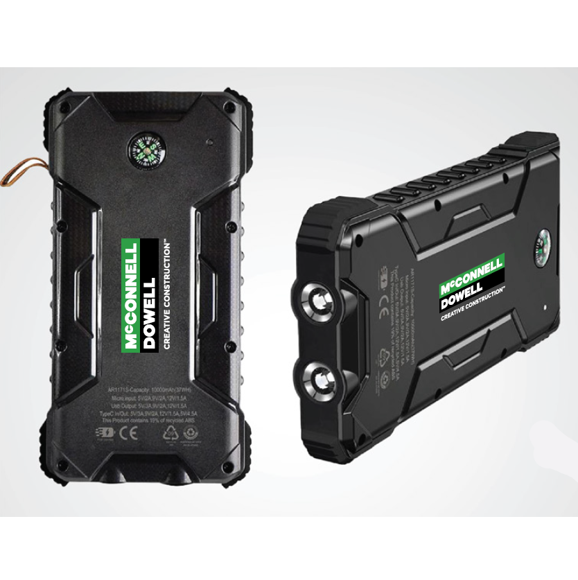 Outback Pro Solar Power Bank 10,000mAh