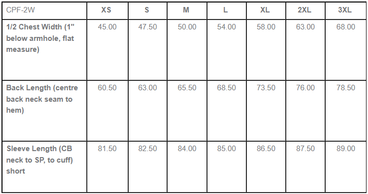 Sizing Guide