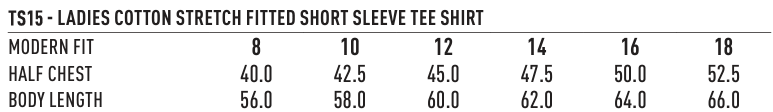 Sizing Guide