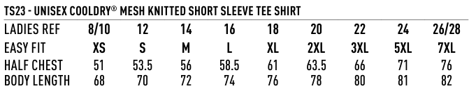 Sizing Guide