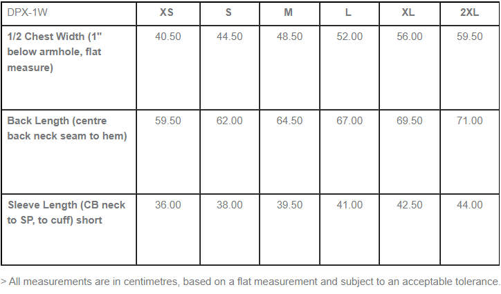 Sizing Guide