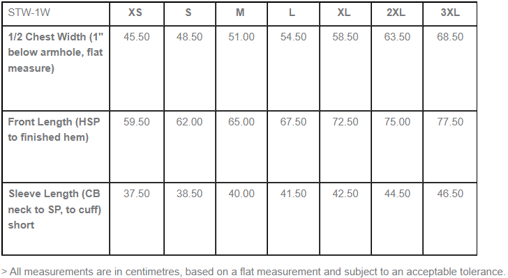 Sizing Guide