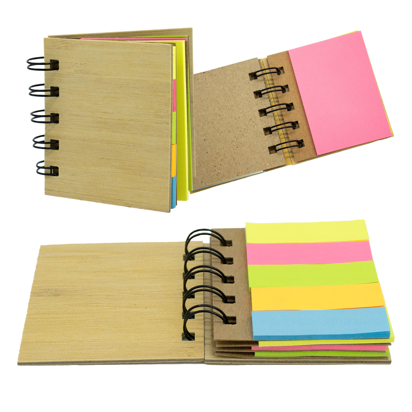 Mini Bamboo Sticky Note Set