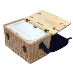Trekk Wicker Basket Picnic Table