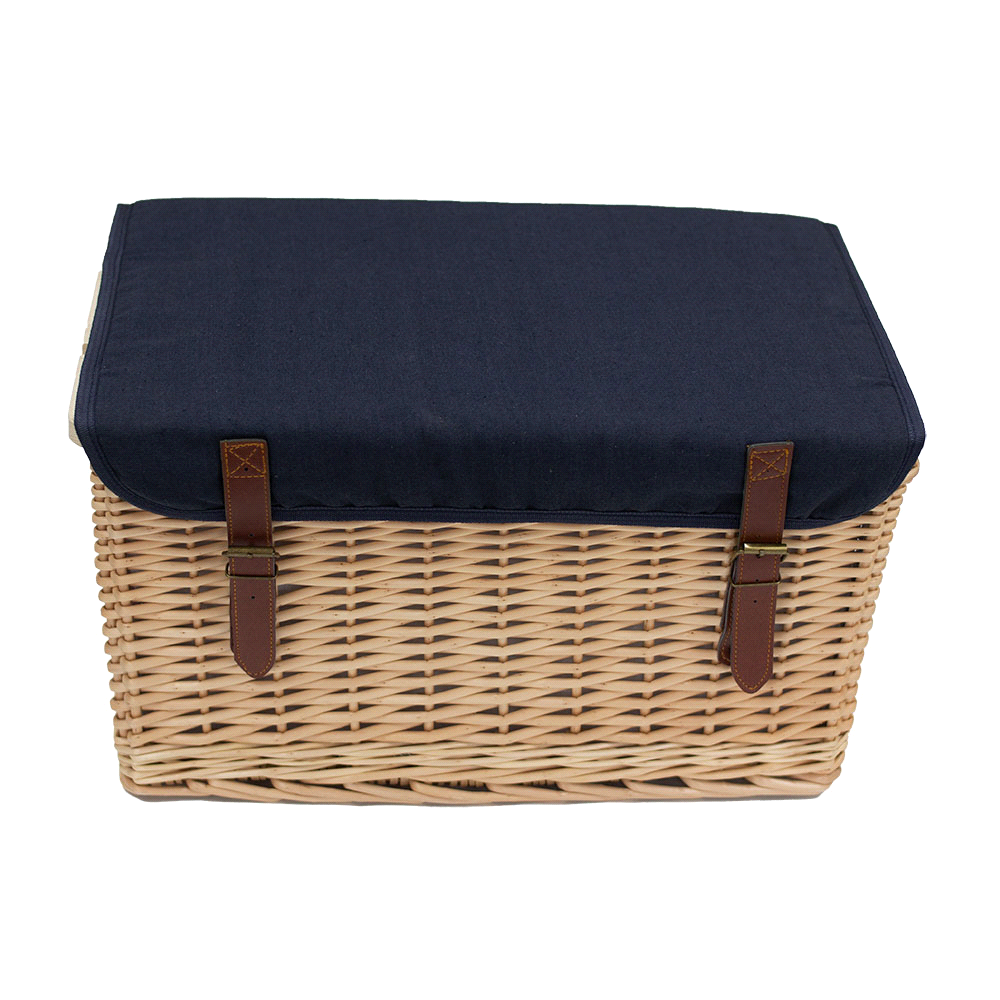 Trekk Wicker Basket Picnic Table