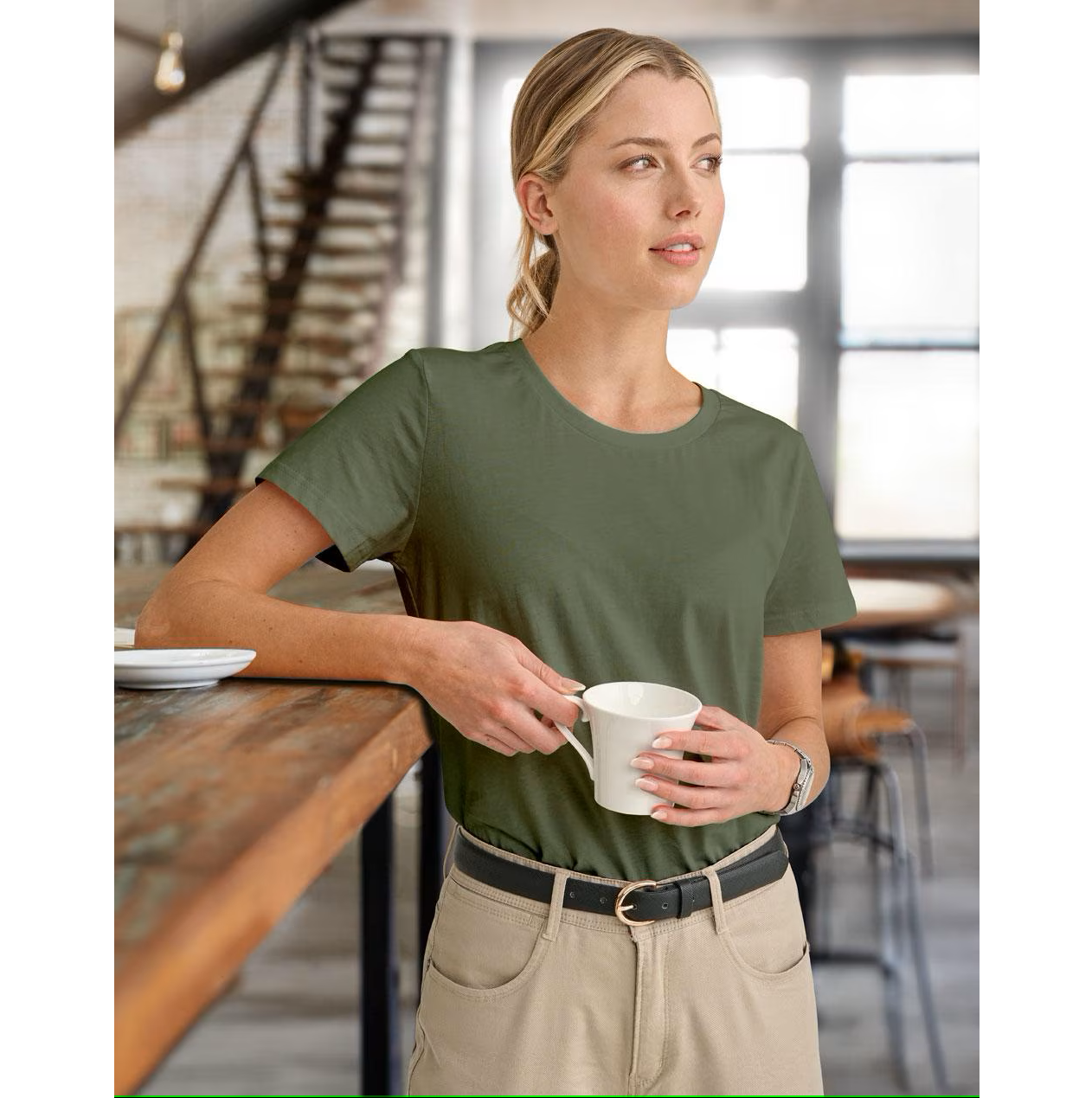 Premium Cotton Tee Shirt Ladies