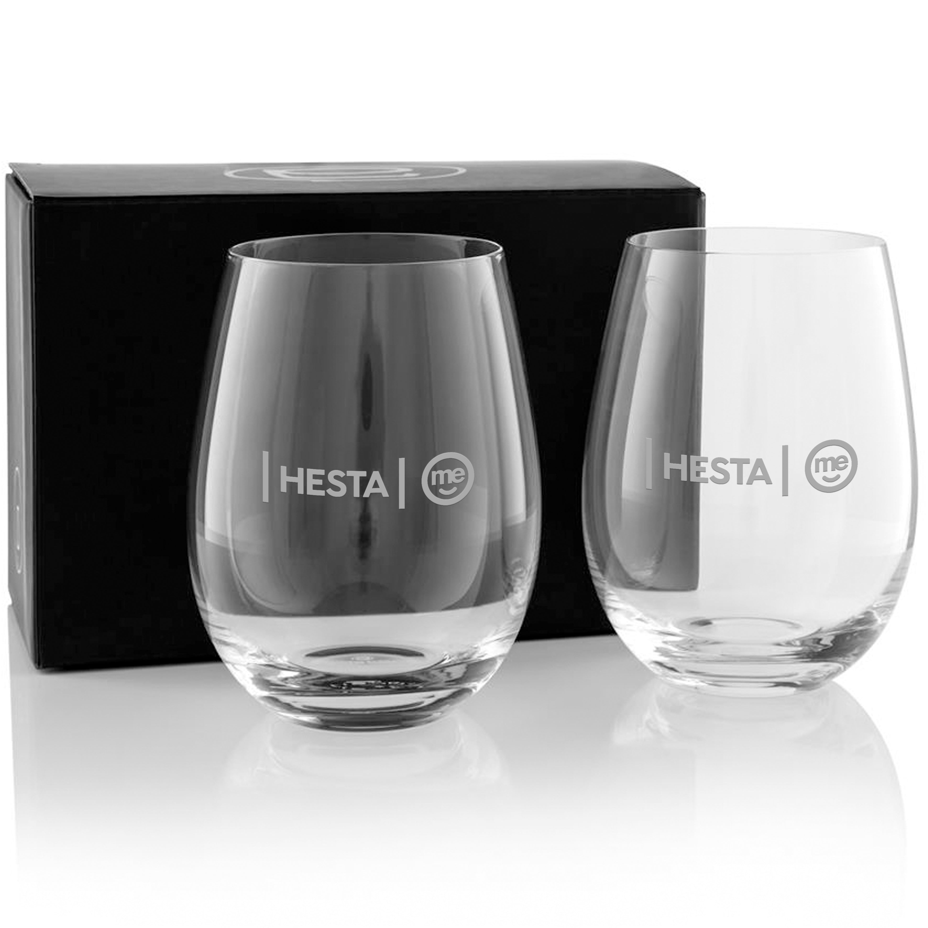 HESTA Ariston Aura Stemless Glasses - Twin Pack
