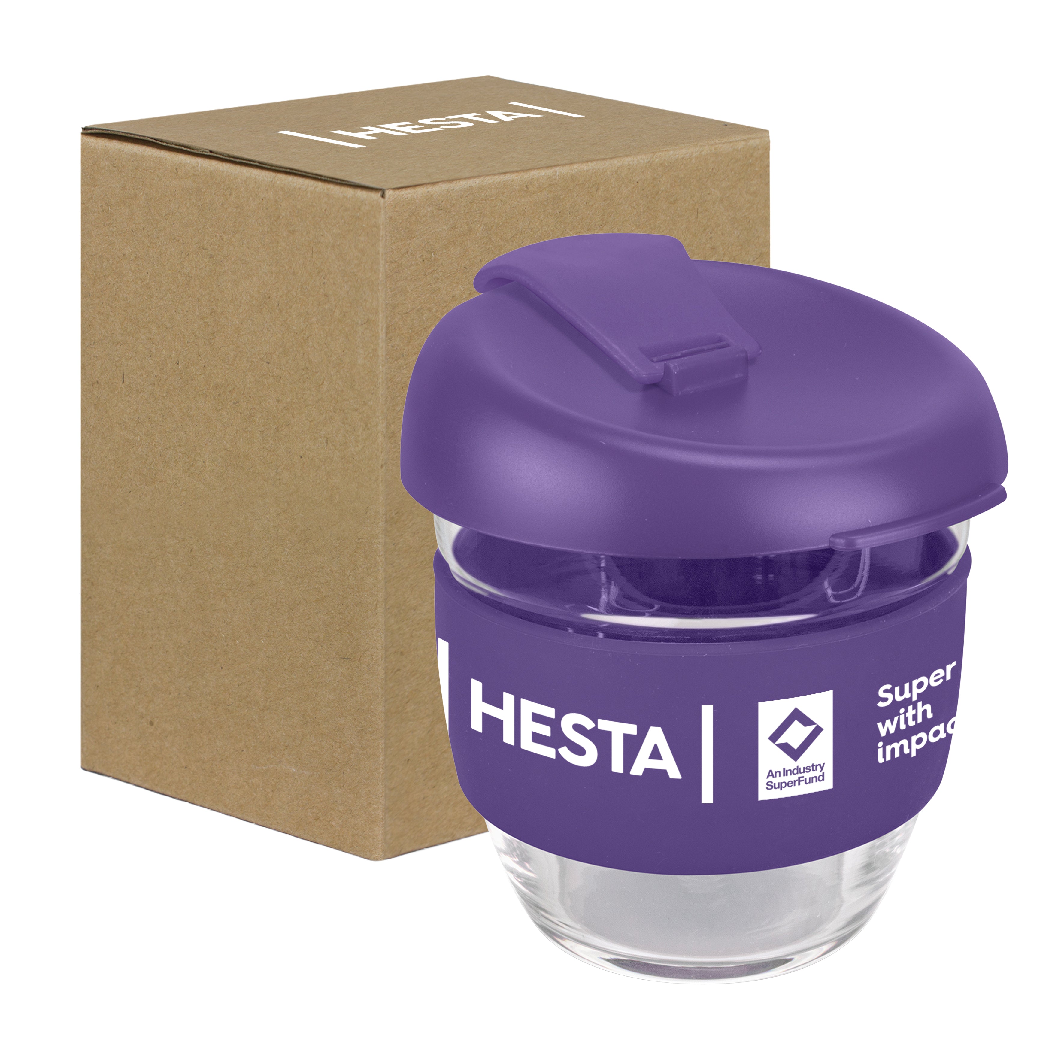 HESTA Glass Coffee Cup 250ml