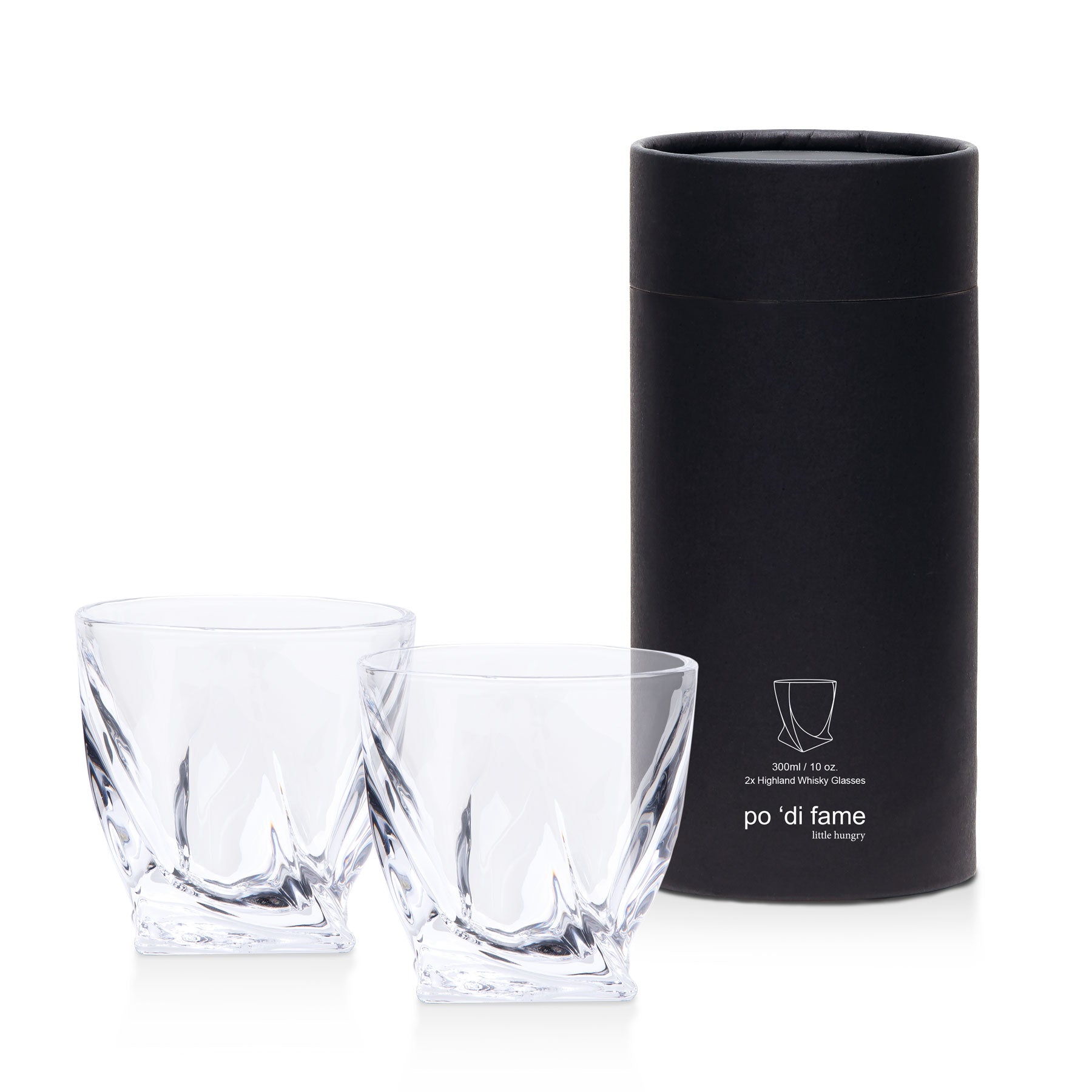 Highland Whisky Glass 2pc Set 300ml