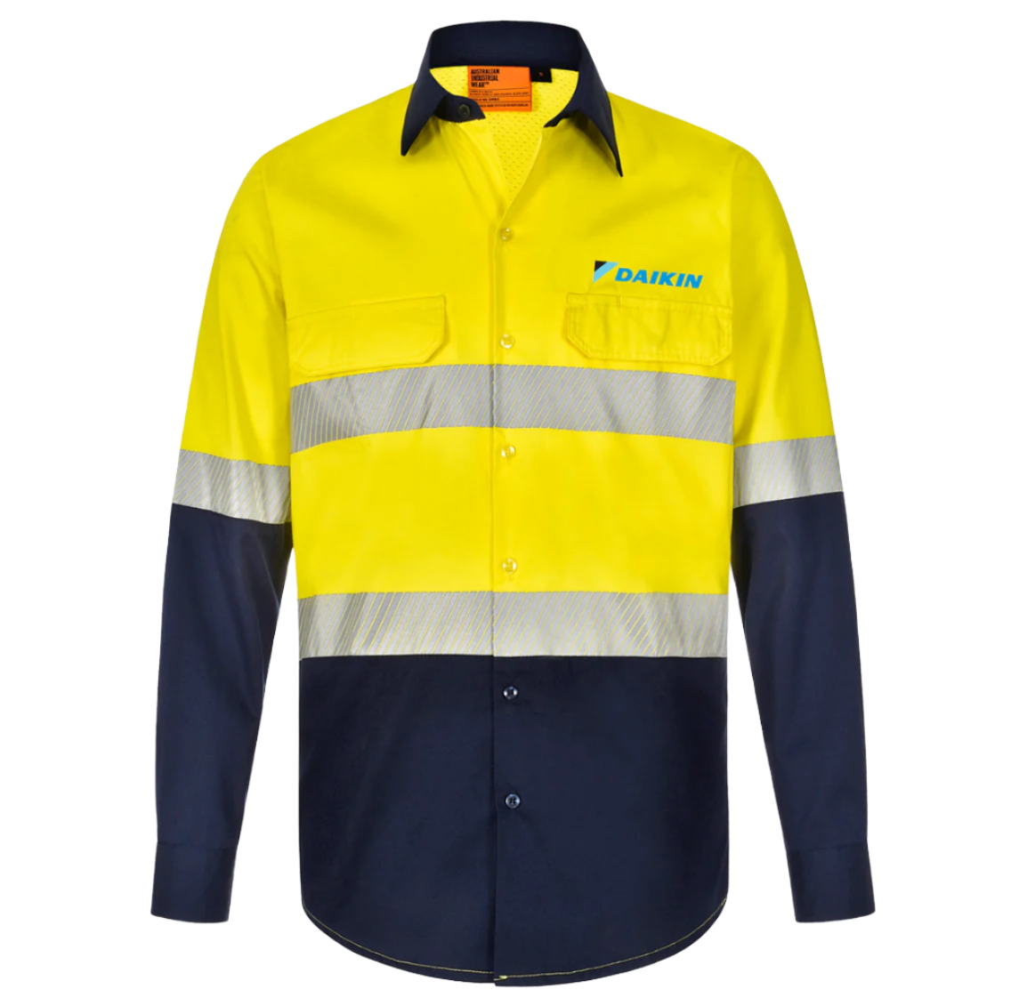 Daikin Unisex Hi Vis Cool-Breeze Safety LS Shirt (Segmented Tape)