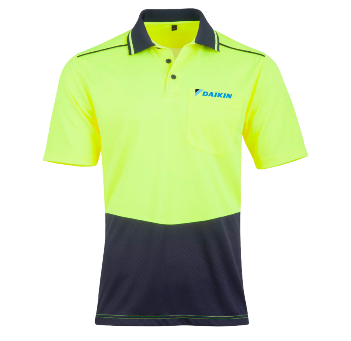 Daikin Unisex Hi-Vis Bamboo Charcoal SS Polo