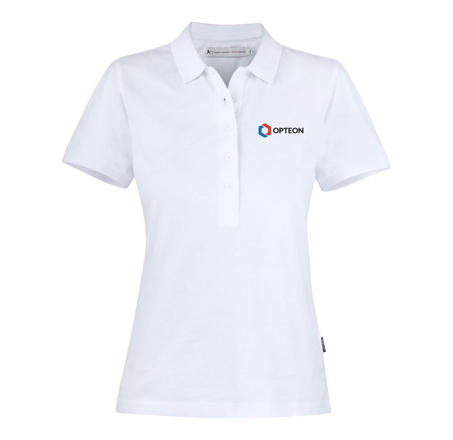 Opteon Neptune Cotton Polo White - Ladies