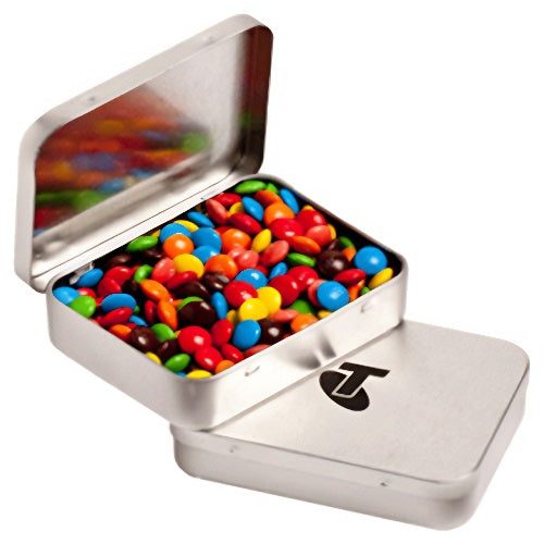 Rectangle Tin filled with M&Ms 65g