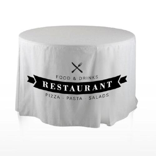 Round Fitted Tablecloth