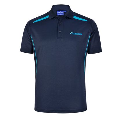 Daikin Sustainable Poly/Cotton Contrast SS Mens Polo