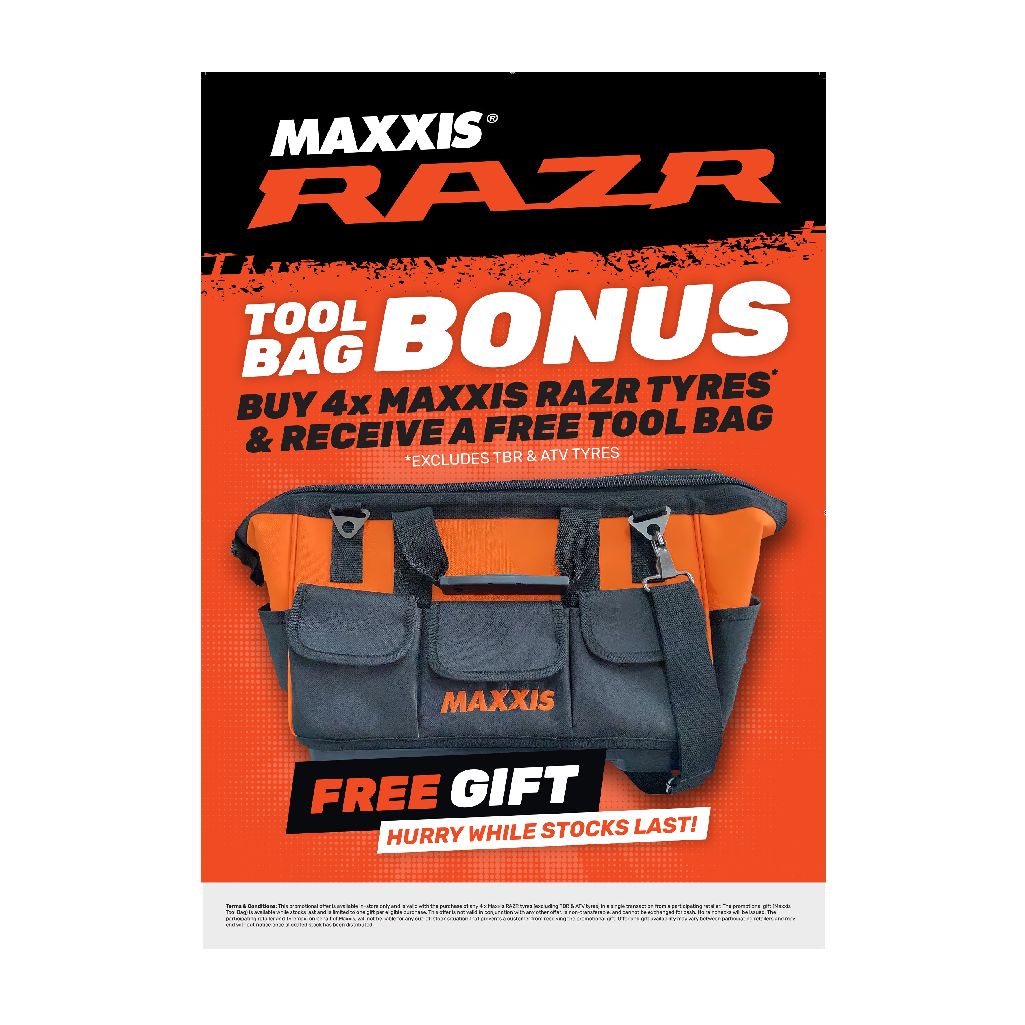 Tool Bag Promo: A4 Strut Card