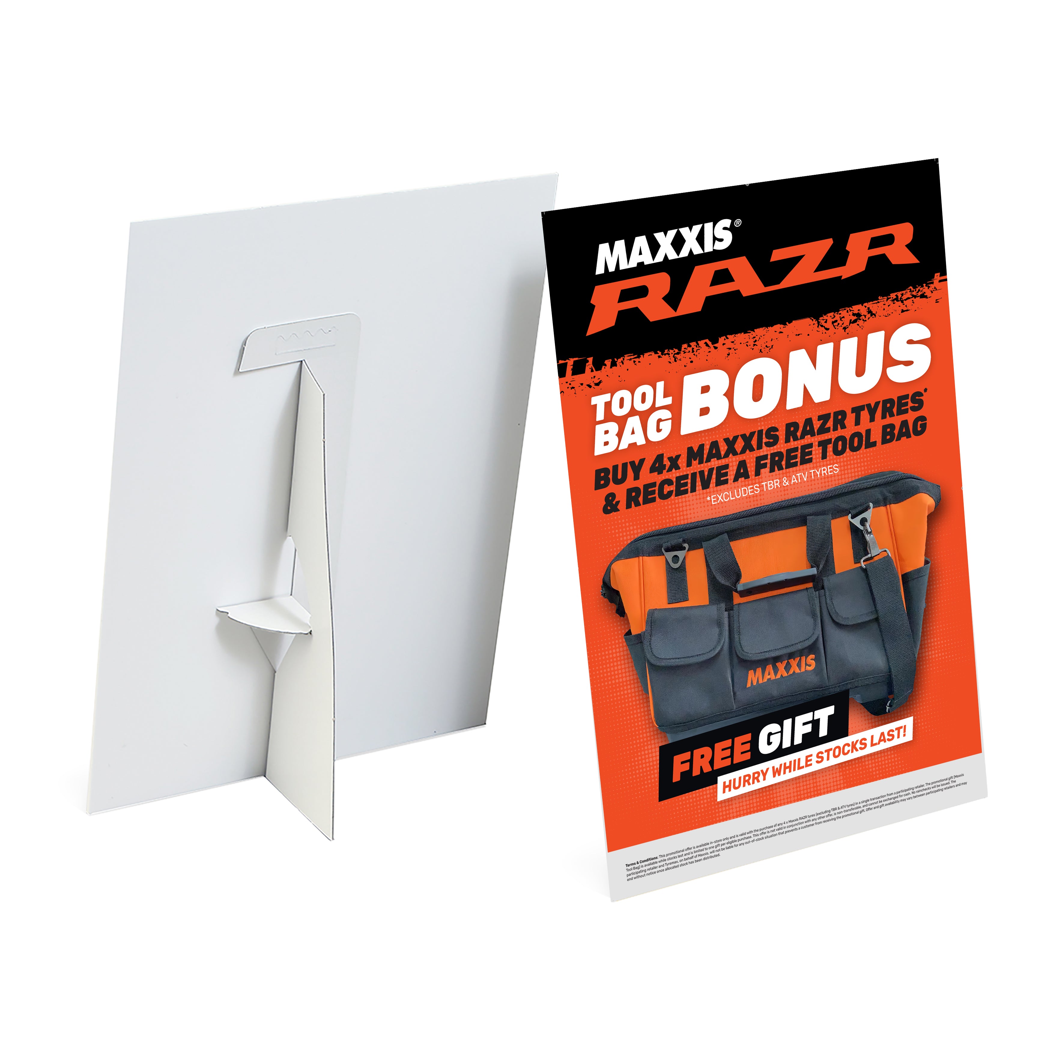 Tool Bag Promo: A4 Strut Card