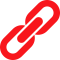 A red chain icon
